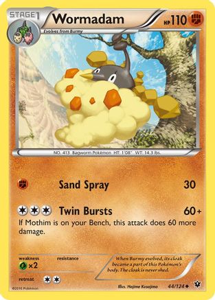 Wormadam (44/124) [XY: Fates Collide] Reverse Holofoil