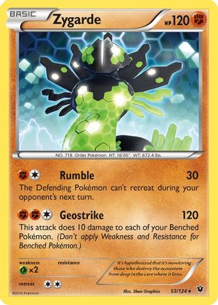 Zygarde (53) Reverse Holofoil - XY  Fates Collide