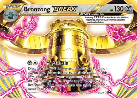 Bronzong BREAK (62) Holofoil - XY  Fates Collide