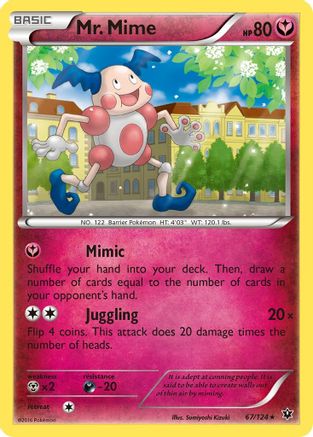 Mr. Mime (67/124) [XY: Fates Collide] Reverse Holofoil