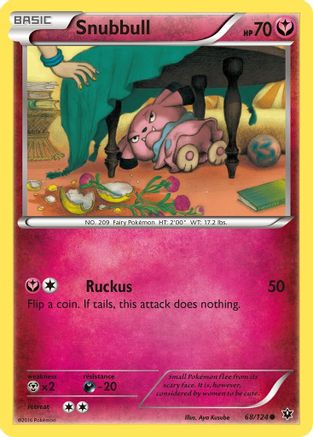 Snubbull (68) - XY  Fates Collide