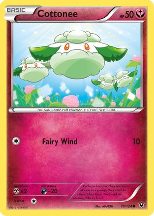 Cottonee (70/124) [XY: Fates Collide] | Silver Goblin