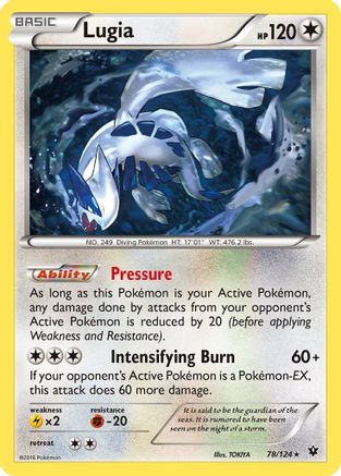 Lugia (78) Reverse Holofoil - XY  Fates Collide