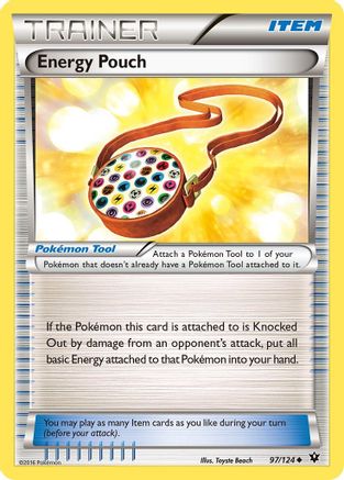 Energy Pouch (97) Reverse Holofoil - XY  Fates Collide