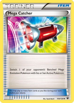 Mega Catcher (104) Reverse Holofoil - XY  Fates Collide