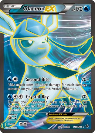 Glaceon EX (Full Art) (116) Holofoil - Fates Collide