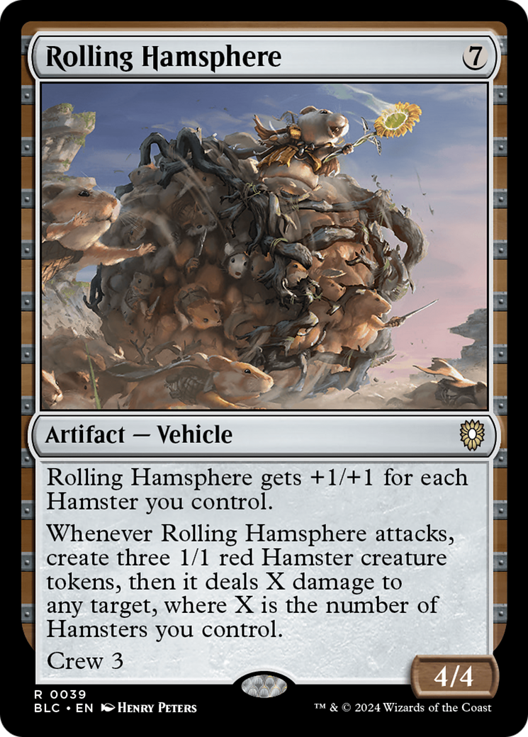 Rolling Hamsphere [Bloomburrow Commander] | Silver Goblin