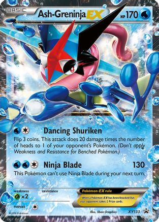 Ash-Greninja EX - XY133 (XY133) Holofoil - XY Promos