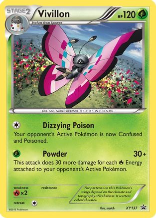 Vivillon (XY137) [XY: Black Star Promos] | Silver Goblin