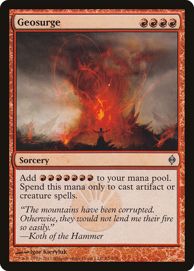 Geosurge (085) Foil - New Phyrexia