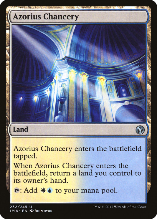 Azorius Chancery [Iconic Masters] Foil
