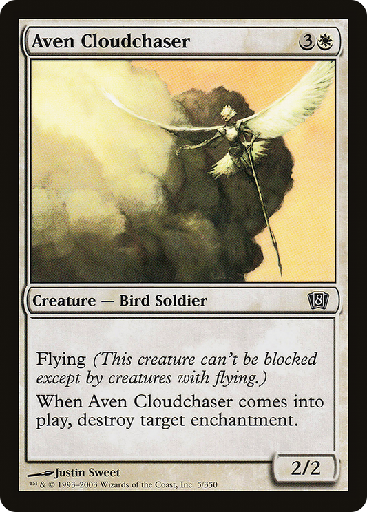 Aven Cloudchaser (05★) Foil - Eighth Edition