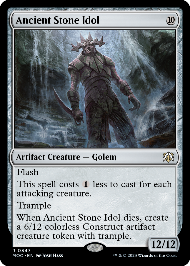 Ancient Stone Idol [March of the Machine Commander] | Silver Goblin