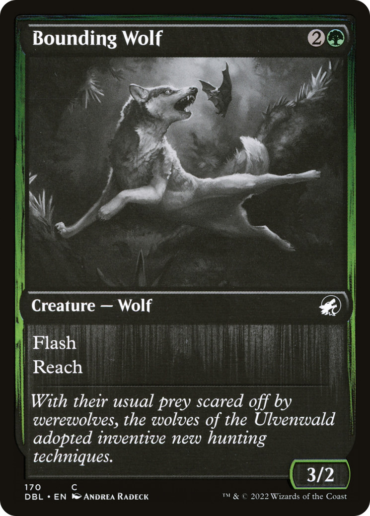 Bounding Wolf [Innistrad: Double Feature] | Silver Goblin