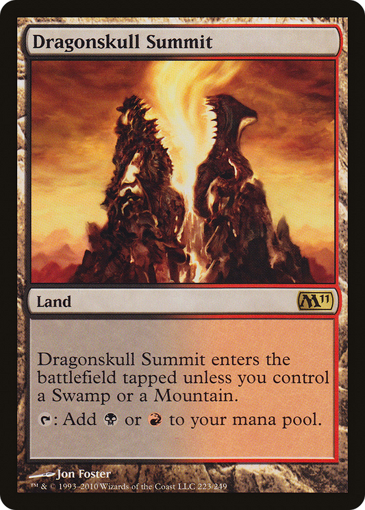 Dragonskull Summit [Magic 2011] Foil
