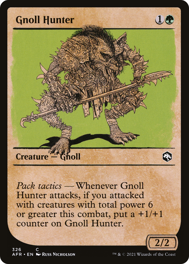 Gnoll Hunter (Showcase) [Dungeons & Dragons: Adventures in the Forgotten Realms] Foil