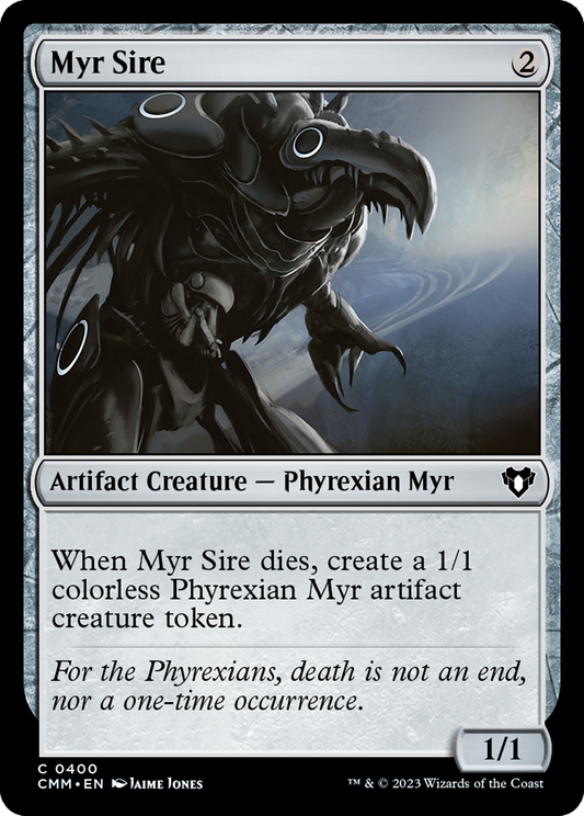 Myr Sire [Commander Masters] Foil