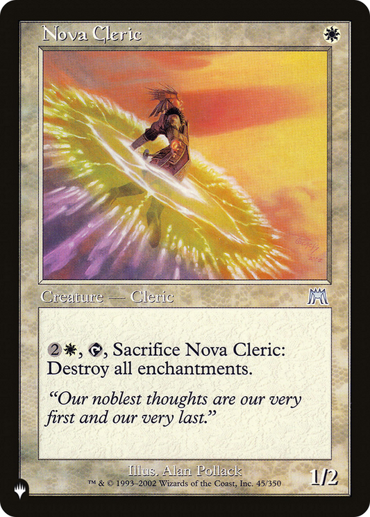 Nova Cleric [The List]