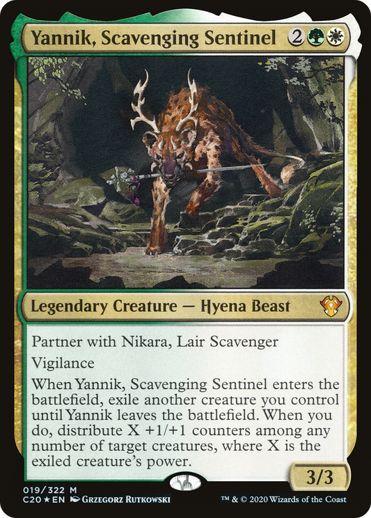 Yannik, Scavenging Sentinel [Commander 2020] Foil