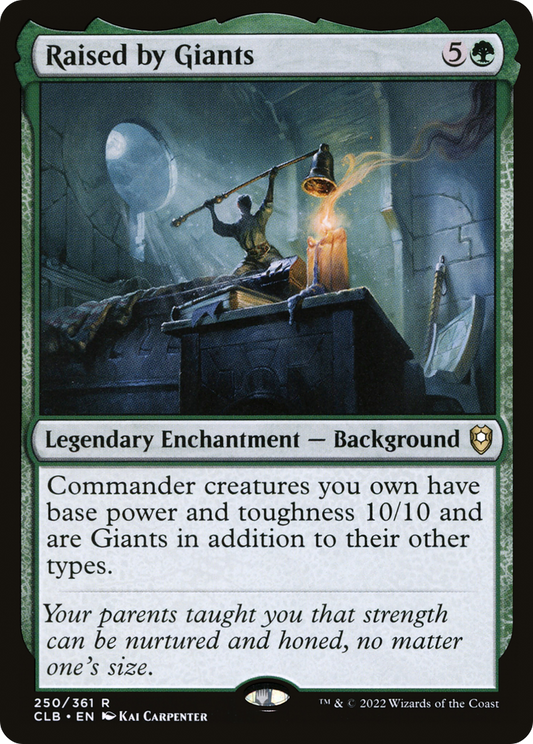 Raised by Giants (250) Foil - Commander Legends: Battle for Baldur's Gate