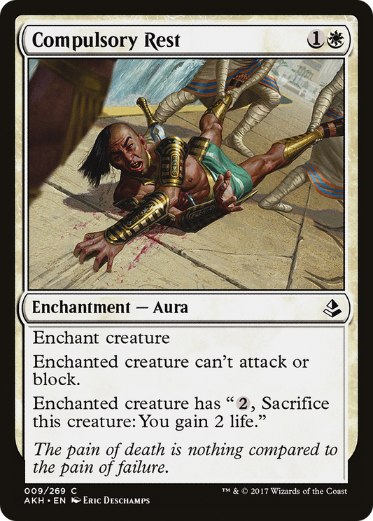 Compulsory Rest [Amonkhet] Foil