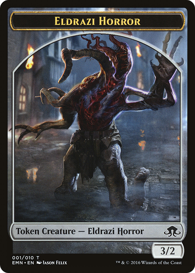 Eldrazi Horror Token [Eldritch Moon Tokens] | Silver Goblin