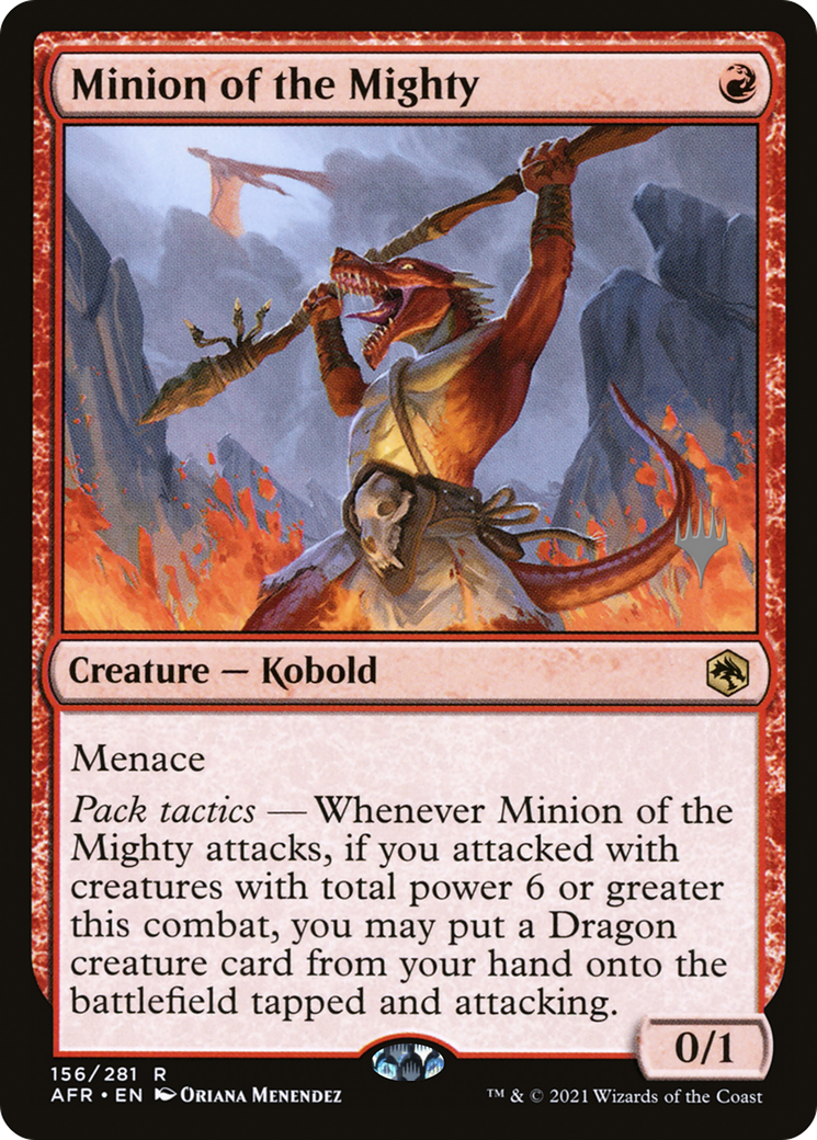 Minion of the Mighty (156) Foil - Adventures in the Forgotten Realms Promos