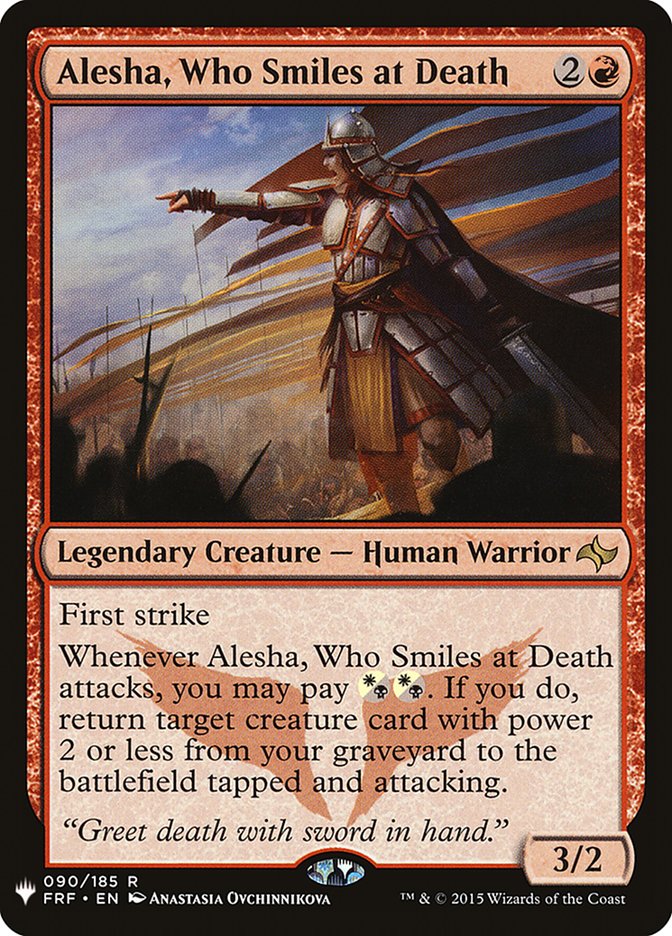 Alesha, Who Smiles at Death [Mystery Booster] | Silver Goblin