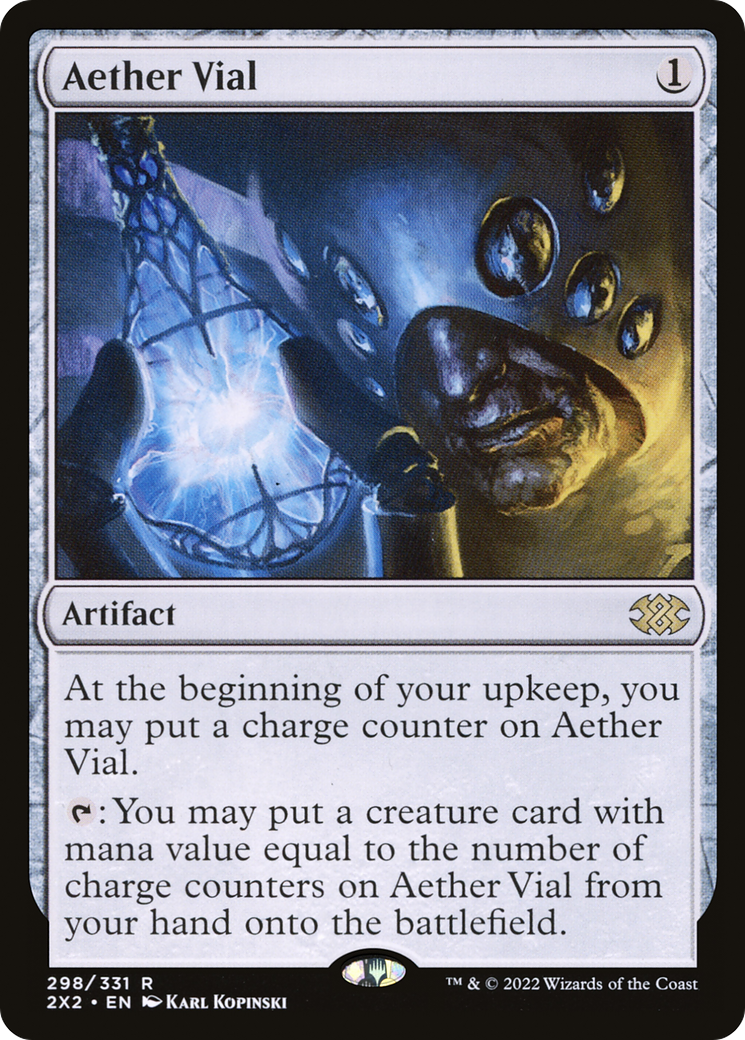 Aether Vial [Double Masters 2022] Foil