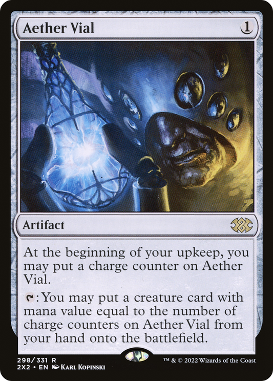 Aether Vial [Double Masters 2022] Foil