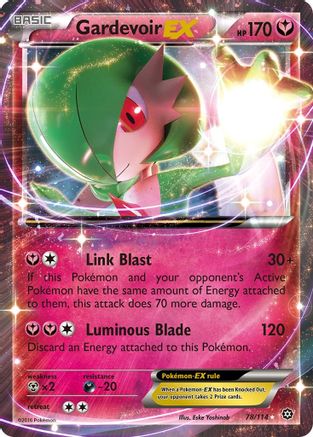 Gardevoir EX (78/114) [XY: Steam Siege] | Silver Goblin