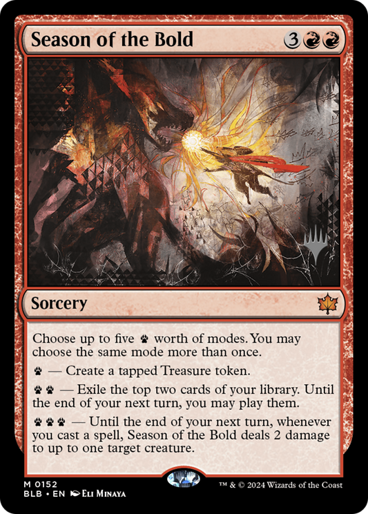 Season of the Bold (Promo Pack) [Bloomburrow Promos] Foil