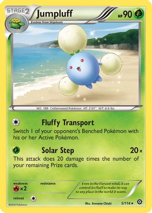 Jumpluff (5) Reverse Holofoil - XY  Steam Siege