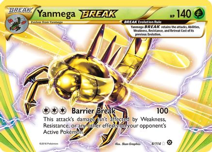 Yanmega BREAK (8/114) [XY: Steam Siege] | Silver Goblin