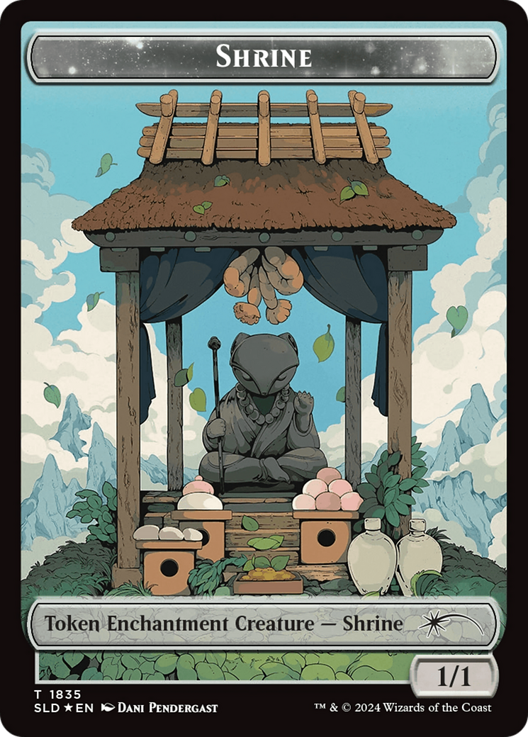 Shrine Token (Rainbow Foil) [Secret Lair: From Cute to Brute Tokens] | Silver Goblin