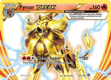 Pyroar BREAK (24) Holofoil - Steam Siege