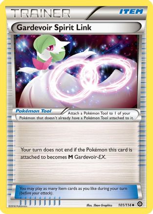Gardevoir Spirit Link (101) Reverse Holofoil - XY  Steam Siege