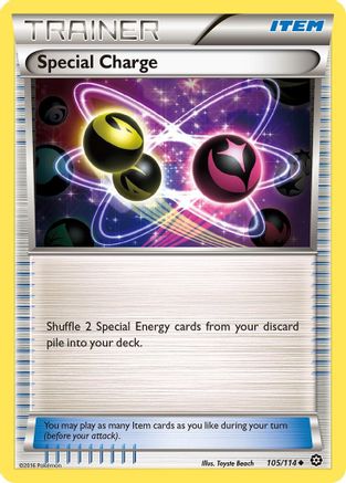 Special Charge (105) Reverse Holofoil - XY  Steam Siege