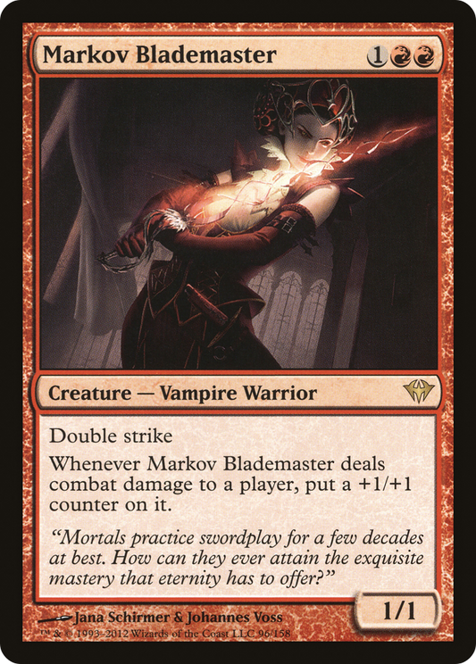Markov Blademaster [Dark Ascension] Foil