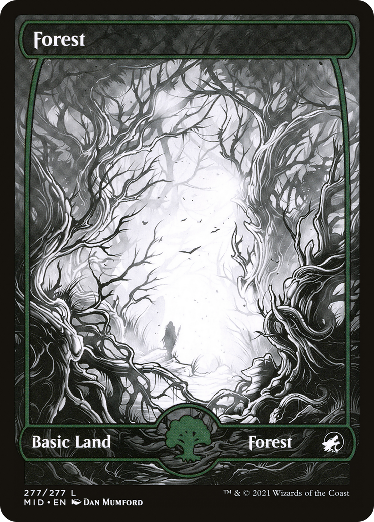 Forest (277) [Innistrad: Midnight Hunt] Foil