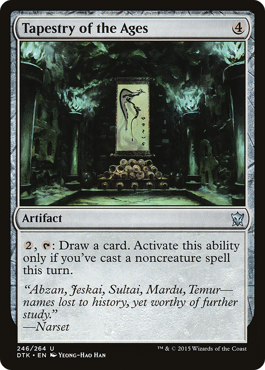 Tapestry of the Ages [Dragons of Tarkir] Foil