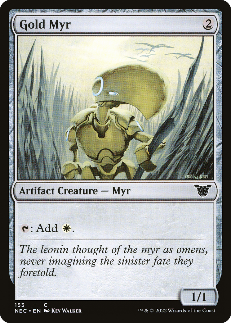 Gold Myr [Kamigawa: Neon Dynasty Commander]