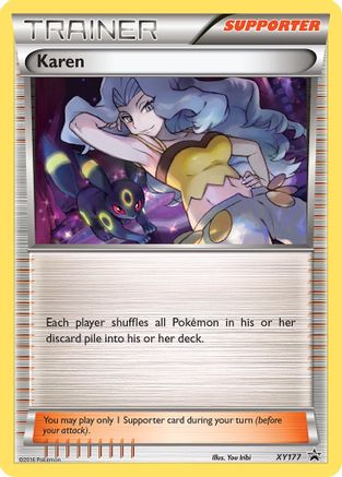 Karen (XY177) [XY: Black Star Promos] | Silver Goblin