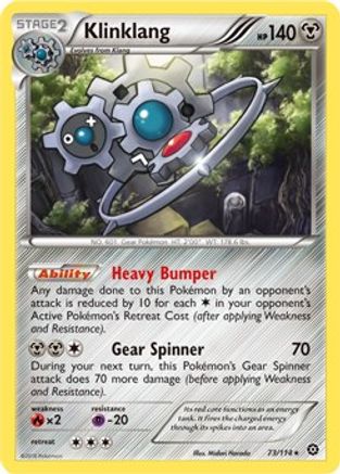 Klinklang (73/114) (Theme Deck Exclusive) [XY: Steam Siege]