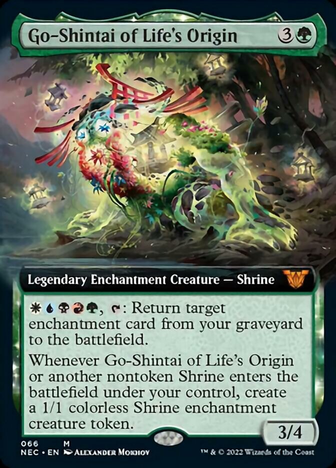 Go-Shintai of Life's Origin (Extended Art) [Kamigawa: Neon Dynasty Commander] | Silver Goblin