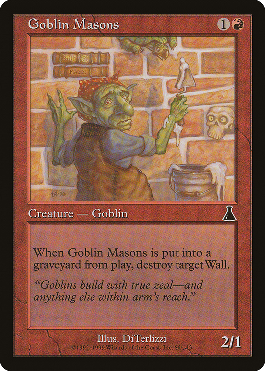Goblin Masons [Urza's Destiny] Foil