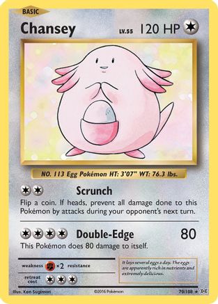 Chansey (70/108) [XY: Evolutions] Reverse Holofoil