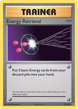Energy Retrieval (77) Reverse Holofoil - XY  Evolutions
