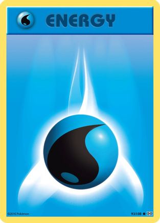 Water Energy (93) Reverse Holofoil - XY  Evolutions