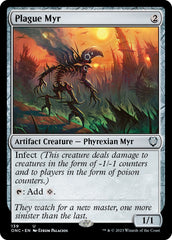 Plague Myr [Phyrexia: All Will Be One Commander] | Silver Goblin